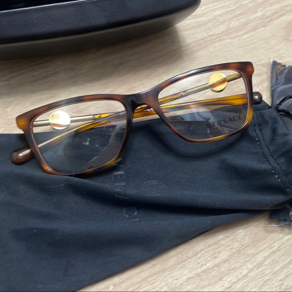 Versace Brown Tortoise Eyewear